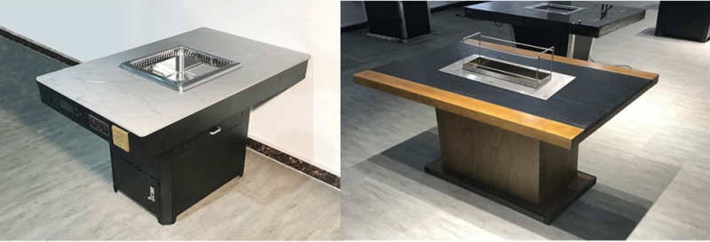 自淨化火鍋烤肉一體鍋桌