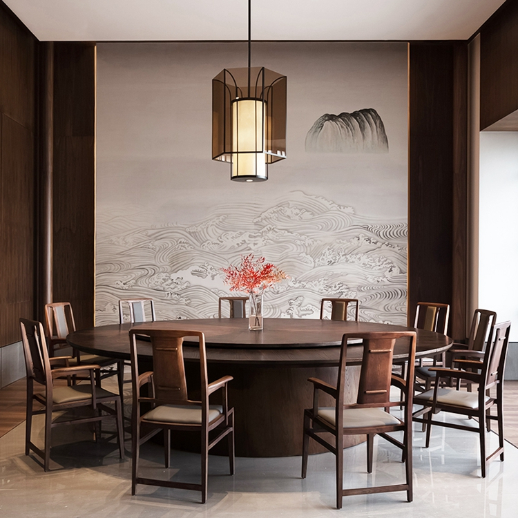 20人實木電動餐（cān）桌（zhuō）