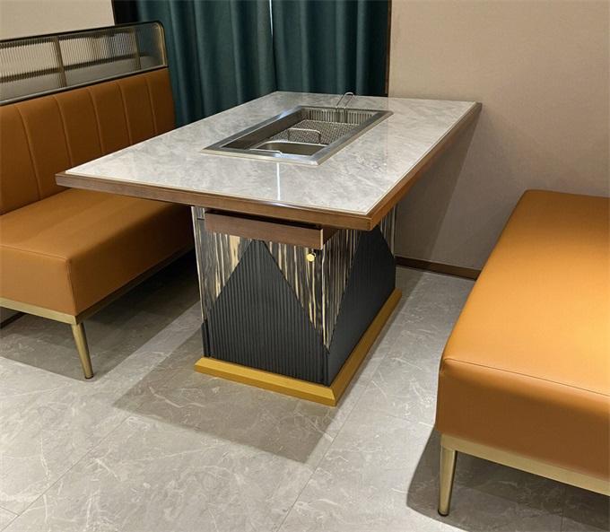 無煙淨化烤肉桌