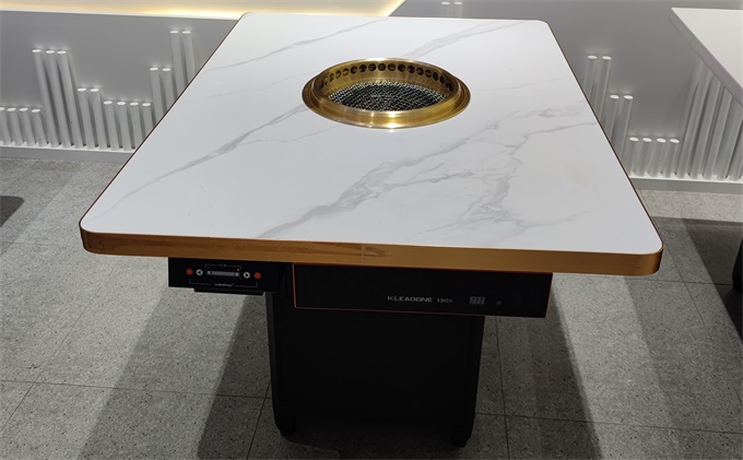 自帶排煙淨化烤肉桌