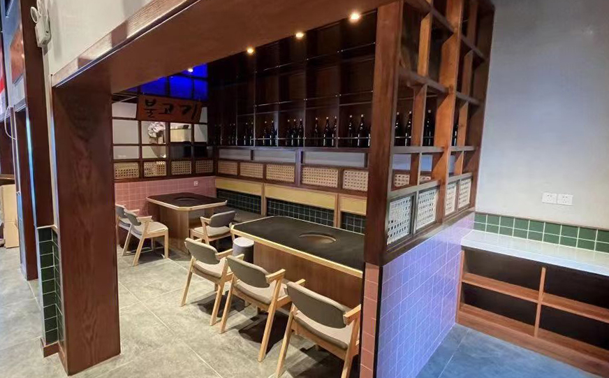 韓式（shì）炭火烤（kǎo）肉桌