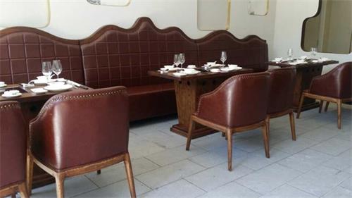 北京鮑魚館餐桌椅實拍（pāi）圖