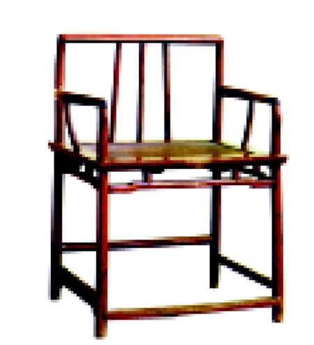 明式黃花梨矮靠背（bèi）南官帽椅