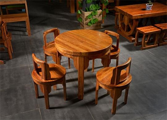 老榆木餐桌（zhuō）椅