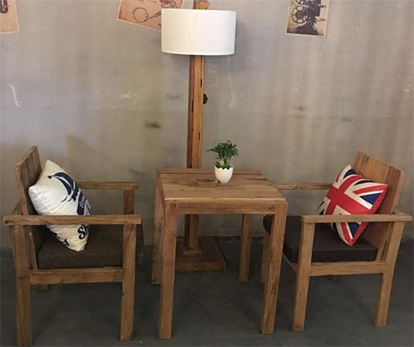 餐廳家具老（lǎo）榆木餐桌椅