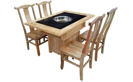 實木火（huǒ）鍋桌