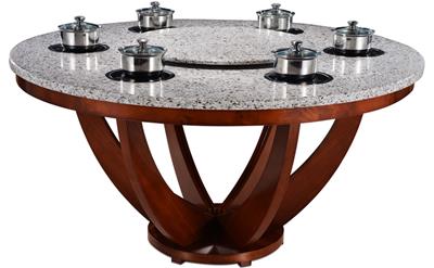 大理（lǐ）石電磁爐火鍋桌