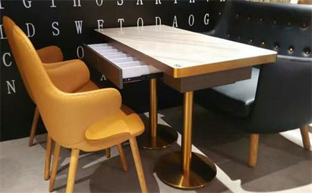 大理石咖啡廳桌椅（yǐ）組合