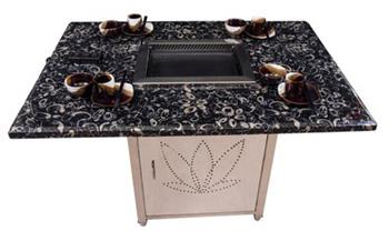 大理（lǐ）石自助火鍋燒烤桌