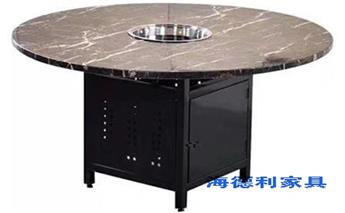 大理石（shí）下（xià）沉式火鍋桌