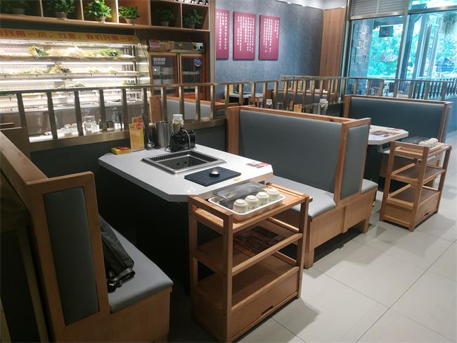 大理（lǐ）石升降火鍋桌