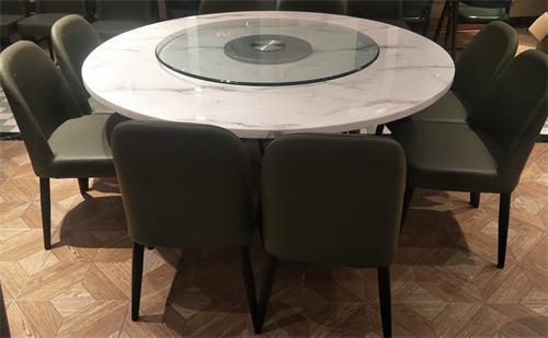 大理（lǐ）石餐廳桌（zhuō）椅