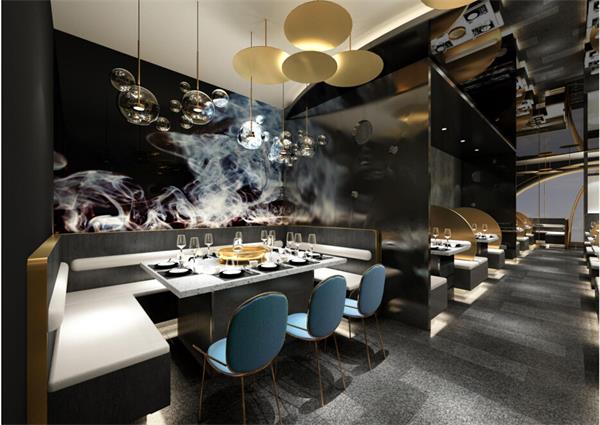 北京萬穗屋羊蠍子火鍋無煙火鍋桌