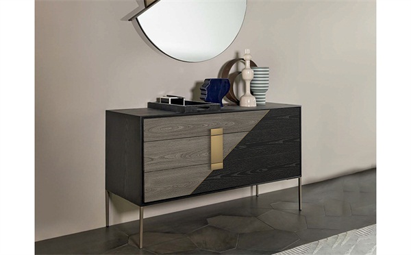 意式輕奢（shē）餐邊櫃現代簡約餐廳備餐櫃