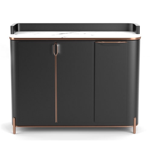 餐（cān）廳時尚輕奢大（dà）理石餐邊櫃備餐櫃