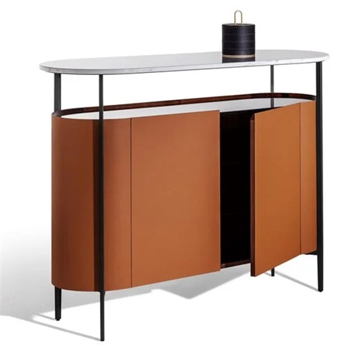 西餐廳意式時尚岩石板簡約備餐櫃