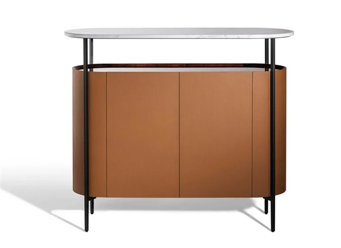 西餐廳意式時尚岩石板簡約備餐櫃