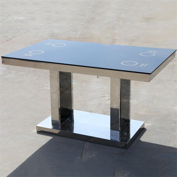 鋼（gāng）化玻璃自助火鍋燒（shāo）烤一體（tǐ）桌