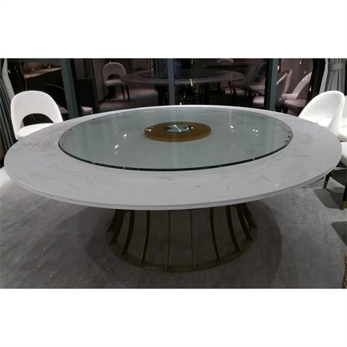 輕奢港式風茶餐廳大理石（shí）茶餐（cān）桌_茶餐桌椅定做