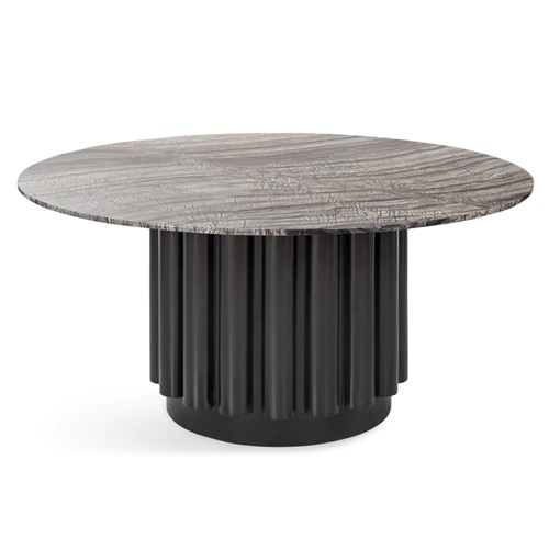 茶樓餐廳現代大理石用餐桌子（zǐ）