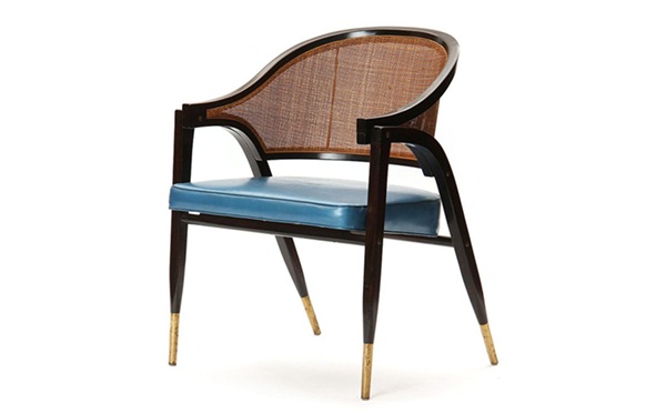 粵菜茶餐（cān）廳優質實木靠背扶（fú）手餐廳軟包（bāo）藤編（biān）椅