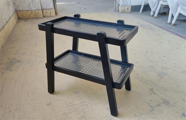 火鍋店（diàn）餐廳雙層實木菜架批發