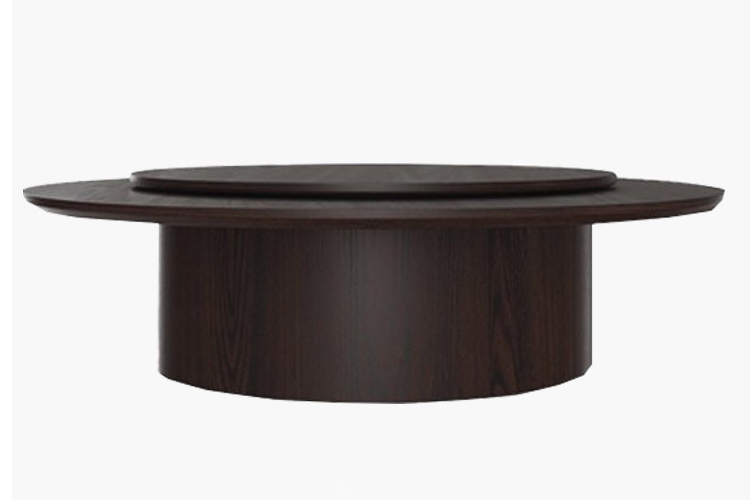 酒店包間大型實木時（shí）尚2.2米電動餐桌