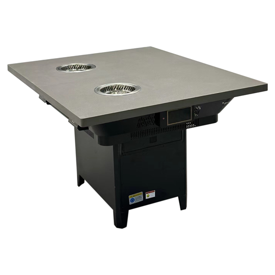 一人一鍋自助火鍋大理石無煙淨化（huà）火鍋桌