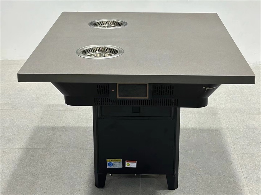 一人（rén）一鍋自助火鍋大理石電磁爐火鍋桌（zhuō）