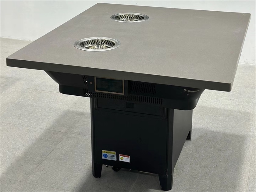 一人一鍋自助火鍋大理石無煙淨化火（huǒ）鍋桌