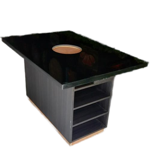 新款時尚大理石火鍋餐桌_4人火（huǒ）鍋桌