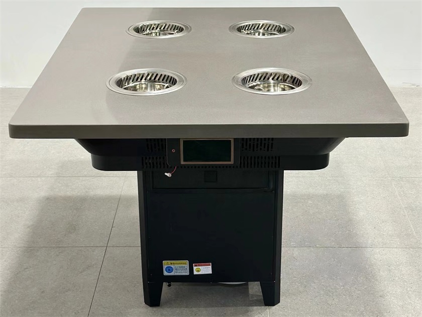 自（zì）助（zhù）小火鍋（guō）一人一鍋大理石無煙淨化火鍋桌