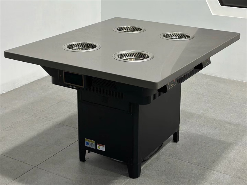 自助小火鍋一人一鍋大理石無煙淨化（huà）火鍋（guō）桌