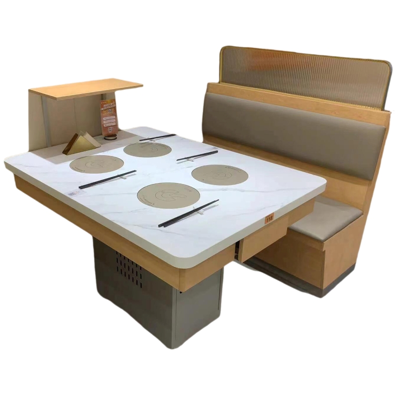 呷（gā）哺呷哺火鍋一人一鍋大理石小火鍋桌（zhuō）