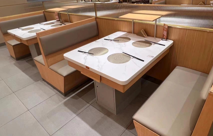 呷哺（bǔ）呷哺火鍋一人一鍋大理（lǐ）石小火鍋桌