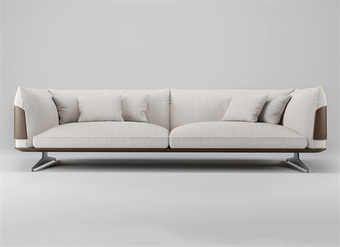 酒吧（ba）會所休閑布藝軟（ruǎn）包直排沙發（fā）