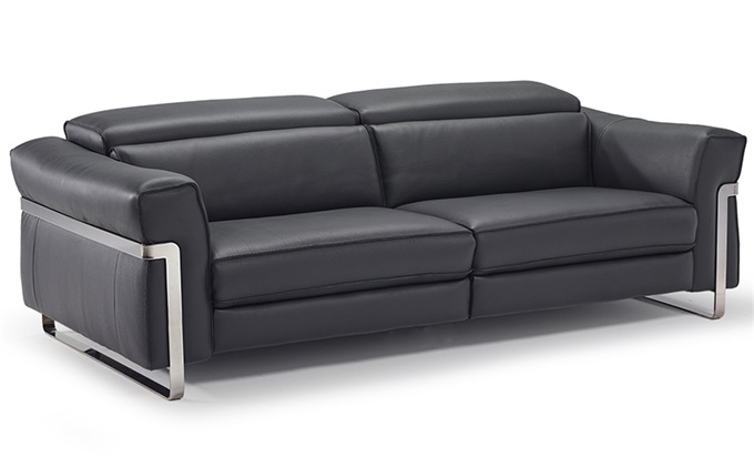 休（xiū）閑會所不鏽鋼皮革簡約沙發