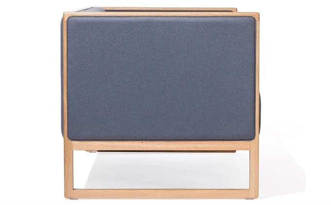 北歐風（fēng）會所胡桃（táo）木現代（dài）簡約布藝沙發