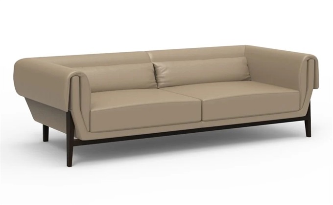 意式會所（suǒ）大廳現代個性皮革（gé）沙發