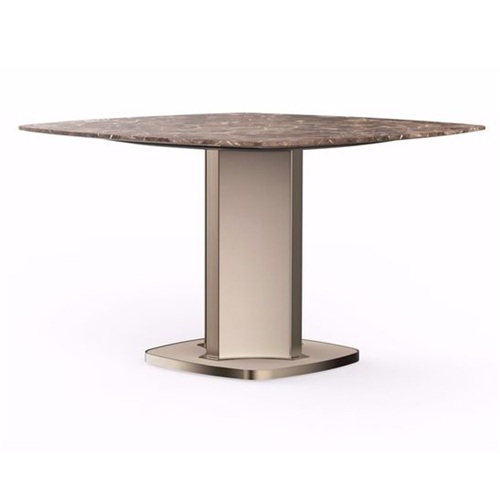 高級會所現代時尚不鏽鋼大理石桌子