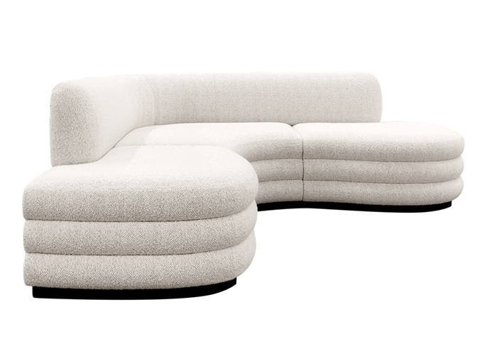 高（gāo）檔美容會所時尚布藝轉（zhuǎn）角（jiǎo）沙（shā）發