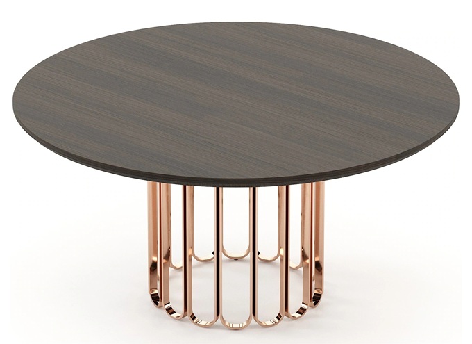 會所不鏽鋼實木時尚桌子家具