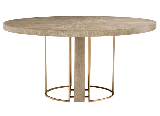 現（xiàn）代酒店會所時尚實木圓桌子