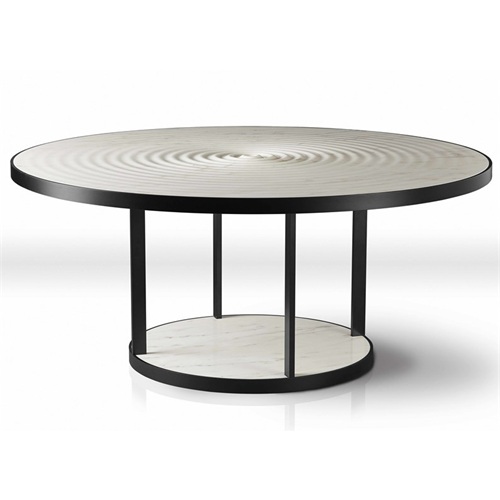 休（xiū）閑會所包廂鐵藝（yì）時尚大圓（yuán）桌