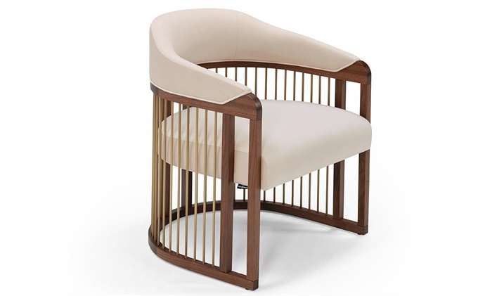 會所新中式輕（qīng）奢金屬靠背（bèi）沙發休（xiū）閑椅