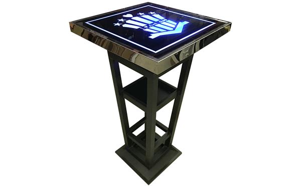 迪吧酒吧高腳散台（tái）桌（zhuō）子發光鐵藝吧台定製