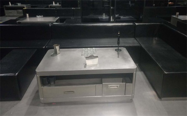 ktv酒吧包廂不鏽鋼茶幾_酒吧沙發卡座茶幾（jǐ）