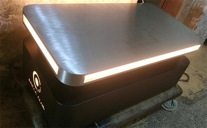 不鏽鋼酒吧茶幾_帶抽屜功能不鏽鋼酒吧桌