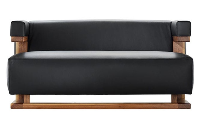 北歐（ōu）酒吧高檔皮（pí）革大軟包靠背沙發