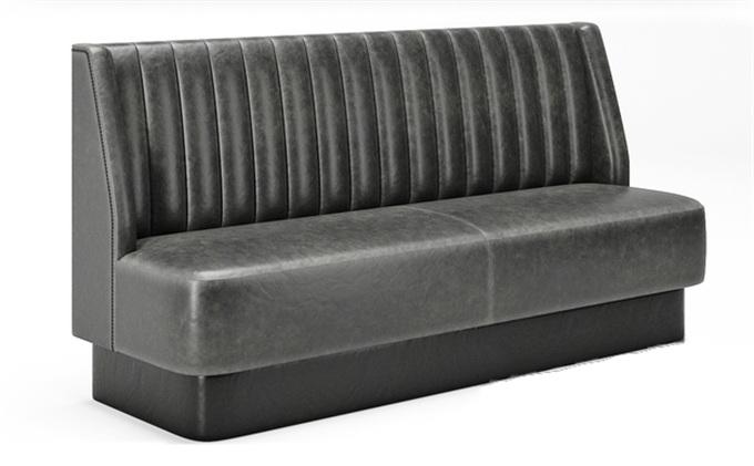 音樂餐吧高檔（dàng）進（jìn）口皮革卡座沙發